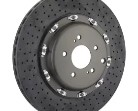 Brembo 2-Piece Discs Front 380x34 2-Piece CCM-R Drilled Rotors Nissan GT-R R35 2009-2011