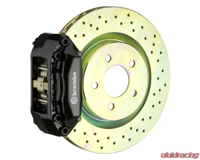 Brembo GT Front Big Brake Kit 323x28 1-Piece 4-Piston Drilled Rotors Audi TT (8N) 1999-2006 - 1A4.6001A1