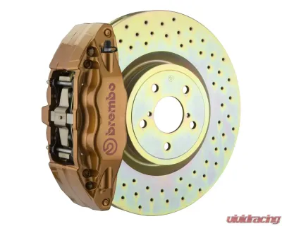 Brembo GT Front Big Brake Kit 326x30 1-Piece 4-Piston Drilled Rotors - 1E4.6002A4