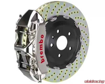 Brembo GT-R Front Big Brake Kit 380x34 2-Piece 6-Piston Drilled Rotors - 1N1.9047AR