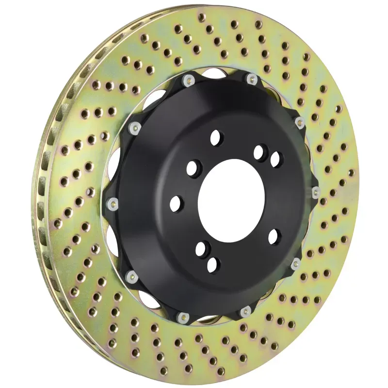 Brembo 2-Piece Discs Rear 345x28 2-Piece Drilled Rotors - 201.8003A