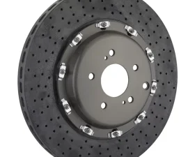 Brembo 2-Piece Discs Rear 380x29 2-Piece CCM-R Drilled Rotors Nissan GT-R R35 2009-2011