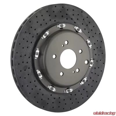 Brembo 2-Piece Discs Rear 380x29 2-Piece CCM-R Drilled Rotors Nissan GT-R R35 2009-2011 - 209.9004A