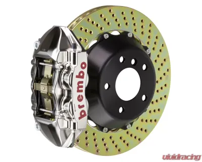 Brembo GT-R Rear Big Brake Kit 345x28 2-Piece 4-Piston Drilled Rotors - 2P1.8006AR