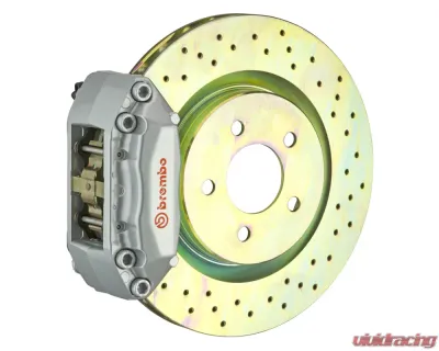 Brembo GT Front Big Brake Kit 323x28 1-Piece 4-Piston Drilled Rotors Audi TT (8N) 1999-2006 - 1A4.6001A3