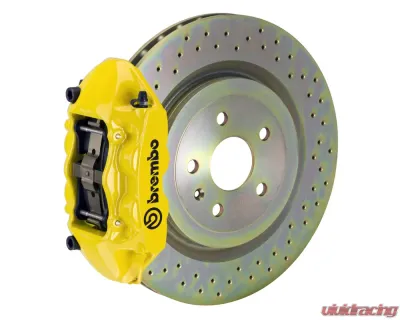 Brembo GT Front Big Brake Kit 336x28 1-Piece 4-Piston Drilled Rotors Volvo C30 2008-2013 - 1P4.7001A5