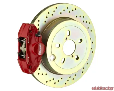 Brembo GT Rear Big Brake Kit 316x20 1-Piece 2-Piston Drilled Rotors Subaru Impreza | WRX (GD | GG) 2002-2007 - 2E4.5001A2