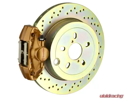 Brembo GT Rear Big Brake Kit 316x20 1-Piece 2-Piston Drilled Rotors Subaru Impreza | WRX (GD | GG) 2002-2007 - 2E4.5001A4