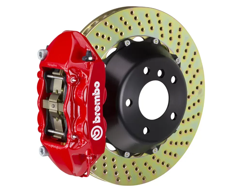 Brembo Drilled Rear GT Big Brake Kit Subaru Legacy 2.5GT / 3.6R 2010-2014 | Subaru WRX STI (GR / GV) 2008-2014 - 2P1.8020A2
