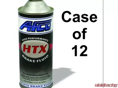 AFCO Brake Fluid Ultra HTX Case Of 12 - 16.9 Oz. Steel Cans - 6691904