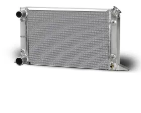 AFCO Aluminum Radiator Sirocco Left Hand Double Pass 1-1/2 Inlet 1-3/4 Outlet