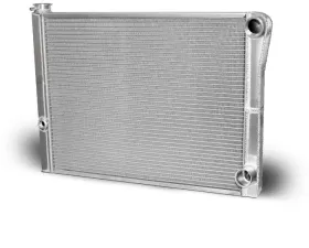 AFCO Double Pass Radiator 27.5 X 19 X 1.50 Core Universal 20 AN Female Inlet with 1/2 bung