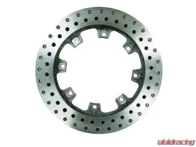 AFCO Cast Iron Brake Rotor Drilled Straight 32 Vane 1.25" Thick 11 3/4" Diameter 8 Bolt - 9850-6120