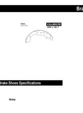 Centric Premium Brake Shoes Toyota Yaris | Prius 2006-2013                                     - 111.09170 - Image 3