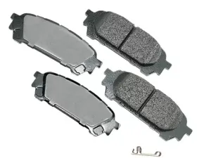 Akebono ProACT Ultra Premium Ceramic Disc Brake Pad Kit - Universal Fitment, OE-Validated
