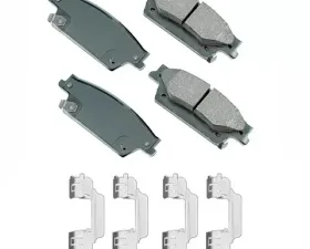 Akebono ProACT Ultra Premium Ceramic Disc Brake Pad Kit - Universal Fitment, OE-Validated