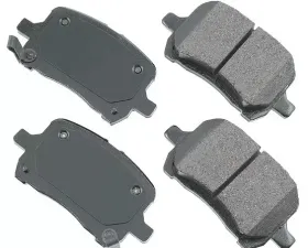 Akebono ProACT Ultra Premium Ceramic Disc Brake Pad Kit - Universal Fitment, OE-Validated