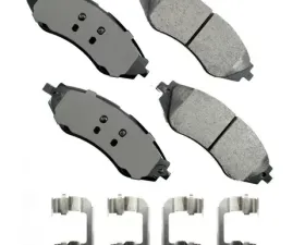 Akebono ProACT Ultra Premium Ceramic Disc Brake Pad Kit - Universal Fitment, OE-Validated