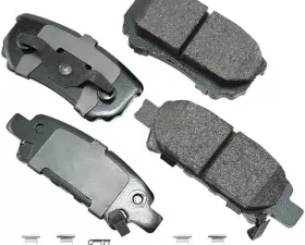 Akebono ProACT Ultra Premium Ceramic Disc Brake Pad Kit ACT1037A - Universal Fitment