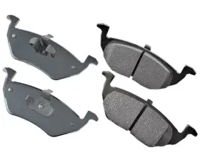 Akebono ProACT Ultra Premium Ceramic Disc Brake Pad Kit - Universal Fitment, ACT1055