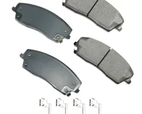 Akebono ProACT Ultra Premium Ceramic Disc Brake Pad Kit - Universal Fitment, ACT1056