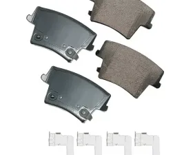 Akebono ProACT Ultra Premium Ceramic Disc Brake Pad Kit ACT1057A - Universal Fitment