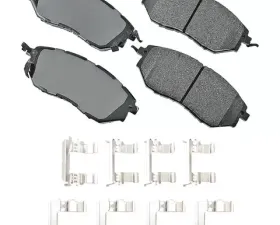 Akebono ProACT Ultra Premium Ceramic Disc Brake Pad Kit - Universal Fitment, OE-Validated