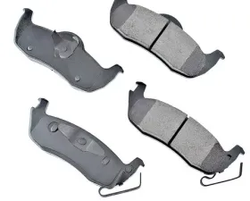 Akebono ProACT Ultra Premium Ceramic Disc Brake Pad Kit, Universal Fitment, OE-Validated