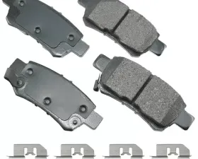 Akebono ProACT Ultra Premium Ceramic Disc Brake Pad Kit ACT1088A - Universal Fitment