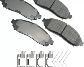 Akebono ProACT Ultra Premium Ceramic Disc Brake Pad Kit - Universal Fitment