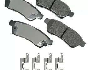 Akebono ProACT Ultra Premium Ceramic Disc Brake Pad Kit - Universal Fitment, OE-Validated
