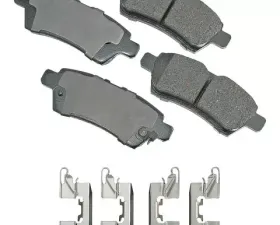 Akebono ProACT Ultra Premium Ceramic Disc Brake Pad Kit - Universal Fitment, ACT1101