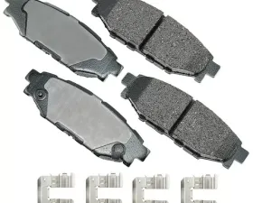 Akebono ProACT Ultra Premium Ceramic Disc Brake Pad Kit ACT1114A - Universal Fitment
