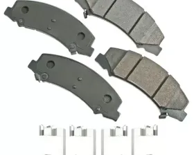 Akebono ProACT Ultra Premium Ceramic Disc Brake Pad Kit - Universal Fitment, ZBAN8