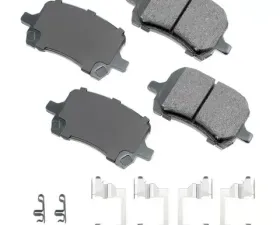 Akebono ProACT Ultra Premium Ceramic Disc Brake Pad Kit for Universal Fitment