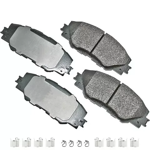 Akebono Ultra-Premium Ceramic Rear Disc Brake Pads, grey Akebono Ultra-Premium Ceramic Pads (Rear) \u2013 Black Forest Industries