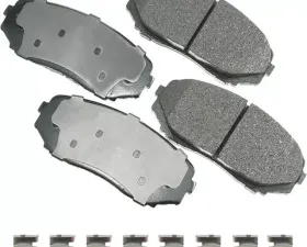 Akebono ProACT Ultra Premium Ceramic Disc Brake Pad Kit - Universal Fitment