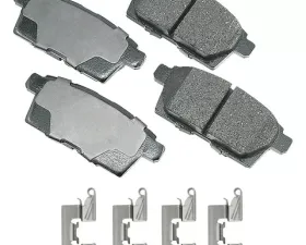 Akebono ProACT Ultra Premium Ceramic Disc Brake Pad Kit - Universal Fitment, ACT1259