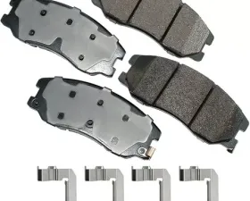 Akebono ProACT Ultra Premium Ceramic Disc Brake Pad Kit - Universal Fitment, OE-Validated