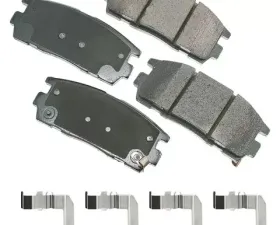 Akebono ProACT Ultra Premium Ceramic Disc Brake Pad Kit - Universal Fitment, OE-Validated