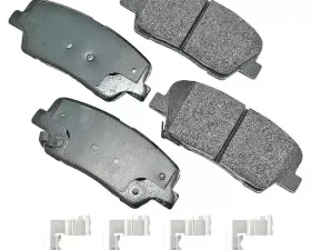 Akebono ProACT Ultra Premium Ceramic Disc Brake Pad Kit ACT1284C for Universal Fitment