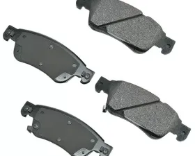 Akebono ProACT Ultra Premium Ceramic Disc Brake Pad Kit - Universal Fitment, OE-Validated