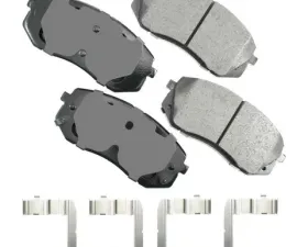 Akebono ProACT Ultra Premium Ceramic Disc Brake Pad Kit - Universal Fitment, OE-Validated