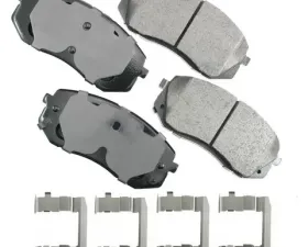Akebono ProACT Ultra Premium Ceramic Disc Brake Pad Kit ACT1295A - Universal Fitment