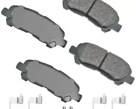 Akebono ProACT Ultra Premium Ceramic Disc Brake Pad Kit ACT1325A for Universal Fitment