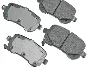 Akebono ProACT Ultra Premium Ceramic Disc Brake Pad Kit - ACT1326A, Universal Fitment