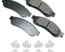Akebono ProACT Ultra Premium Ceramic Disc Brake Pad Kit - Universal Fitment, ACT1334A