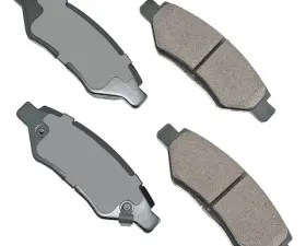 Akebono ProACT Ultra Premium Ceramic Disc Brake Pad Kit - Universal Fitment, OE-Validated