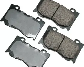 Akebono ProACT Ultra Premium Ceramic Disc Brake Pad Kit - Universal Fitment, OE-Validated