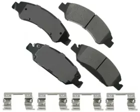 Akebono ProACT Ultra Premium Ceramic Disc Brake Pad Kit - Universal Fitment, OE-Validated